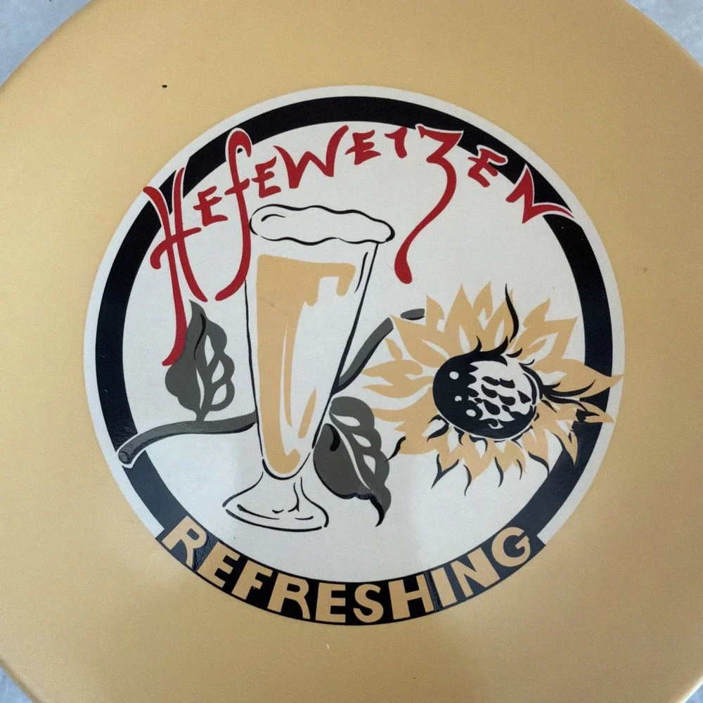Set Of 4 Pottery Barn Beer Plates Appetizer Snack Salad Dessert 8 inch GW997